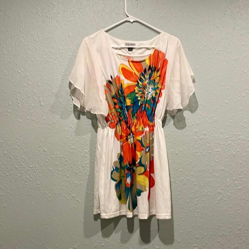 Body Central dress, white floral